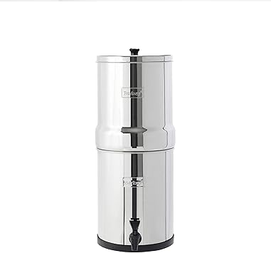 Travel Berkey Gravity-Fed Water Filter with 2 Black Berkey Elements Enjoy Potable Water While Camping, RVing, Off-Grid, Emergencies, Every Day at Home