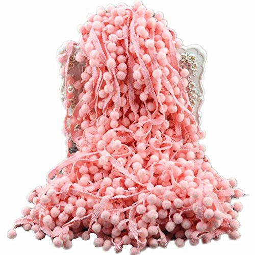 18,3 m Pom Pom Poms Fringe Ball Trim Nastro di