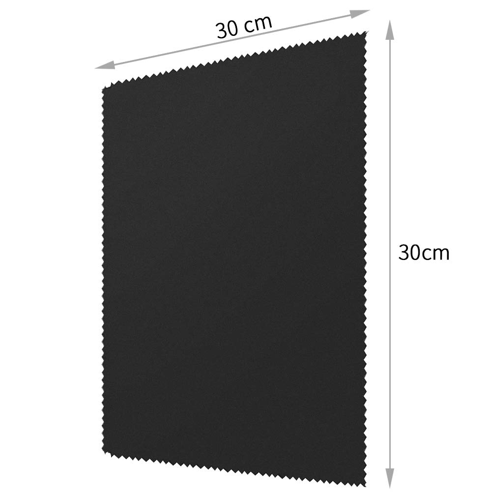 10x panni di pulizia in microfibra 30x30 cm - per schermi LCD, lenti, tablet, notebook, occhiali, telefono cellulare, TV, e altre superfici delicate
