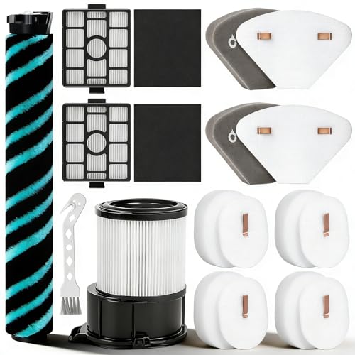 IP3253EUT Filter für Shark PowerDetect Akku-Staubsauger IP3251EUT IP3225EUT IP3257EUT 2 HEPA-Filter 2 Vormotorfilter für Basisstation 1 Nachmotorfilter 4 Vormotorfilter für Handgerät 1 Softroller