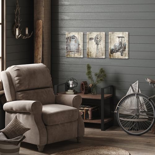 Artmyharbor-Rustic-Home-Decor-Barn-Canvas-Prints-Farmhouse-Windmill-Tractor-Poster-Country-Truck-Landscape-Wall-Art-for-Living-Room Artmyharbor Rustic Home Decor Barn Canvas Prints Farmhouse Windmill Tractor Poster Country Truck Landscape Wall Art for Living Room