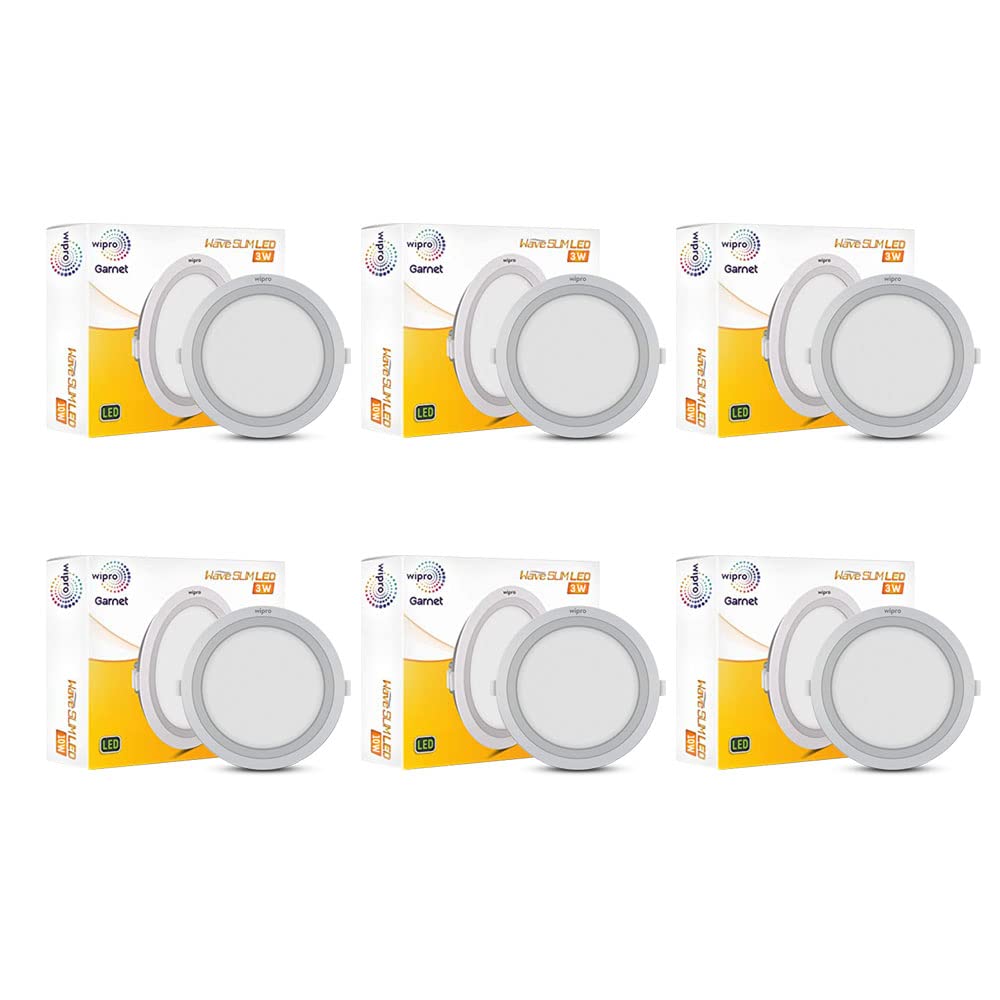 Wipro Garnet LED Wave Panel Lights - Warm White -13