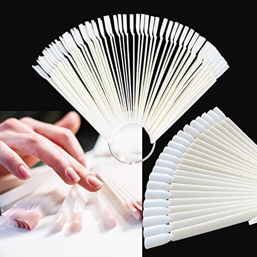 200Pcs Nail Practice Hands Sticks,Nail Stuff Sticks,Nail Swatch Sticks,Nail Tech Must Haves,Nail Art Swatches,Nail Art Supplies,Nail Swatches For Salon And Home Nail Art Nail Art Polish Display And Home Diy Display Sticks With Ring #TOP5