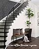 FLOWORLD Fiddle Leaf Fig Tree Artificial Plant 4FT Tall Faux Plants Indoor Fake Ficus Lyrata Plant in Pot Artificial Fig Trees for Home Office Store Room Decor Indoor Outdoor Housewarming Gift #2