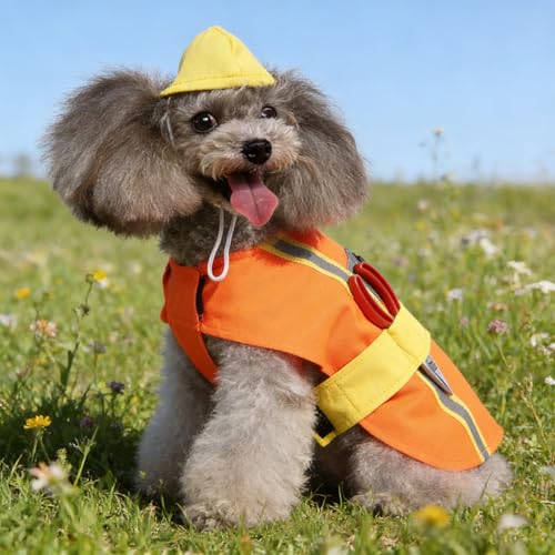 Disfraz para perro Gadpiparty XL naranja resistente miniatura 5