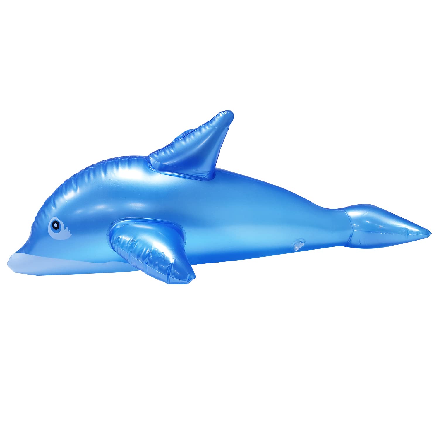 CHEERYMAGIC Inflatable Flamingo Toys Inflatable Banana Beach Balls Flying Parrot Dolphin for Hawaii Party Luau Party Decor Beach Backdrop A6-STWJ (Dolphin)