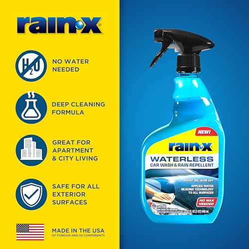 Rain-X 620100 Waterless Car Wash and Rain Repellent, 32 fl. oz. - Thumbnail 3