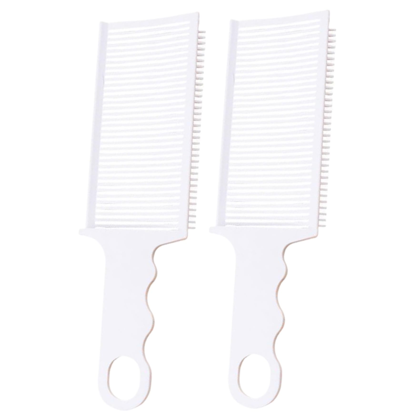Blending Combs for Fades,Barber Fade Comb, 2PCS Professional Blending Combs for Fades, Heat Resistant Hair Cutting Comb, Curved Positioning Flat Top Comb for Men Home Salon