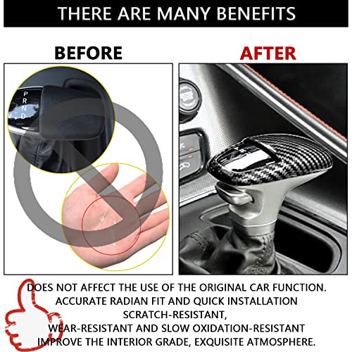 Xyhgm Gear Shift Knob Head Cover Trim For Dodge Challenger Charger Accessories 2015-2022 / Durango 2016-2023 Abs Interior Decoration Gear Shifter Cover Protector Decorate(Bright Black+Purple) #TOP3