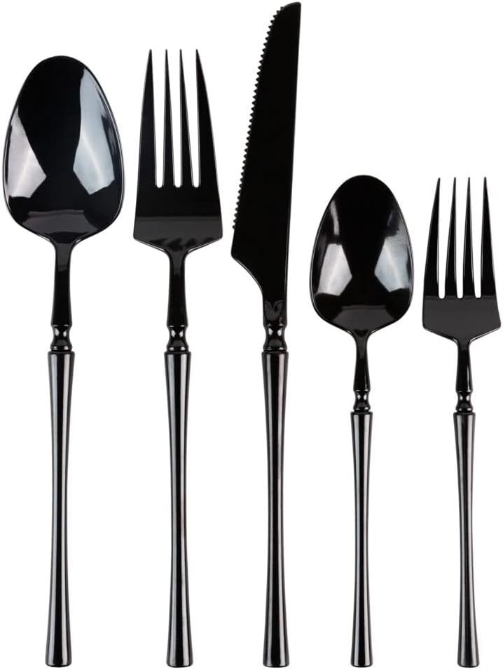 Blue Sky Infinity White Plastic Salad Forks, 384 Count Bulk Disposable Cutlery for Weddings, Parties, Catering & Events