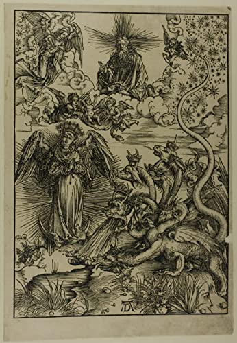 Tableau graffiti moderne de l'apocalypse par Albrecht Dürer impression 60x90