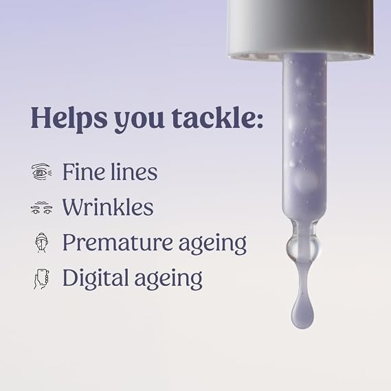 Vilvah Store Better Aging Serum For Face | With Bakuchiol & Blue Pea Flower Extract | Anti-Aging | Reduces Fine Lines & Wrinkles | Suitable for All Skin Types | For Women & Men (Better Aging Serum)