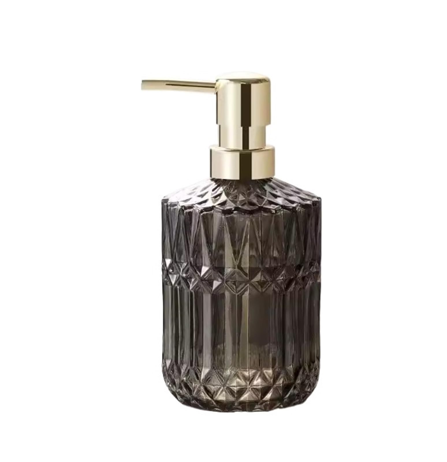 Soap Dispenser Affordable Luxury Soap Dispenser Bottle, Lotion Bottle, Glass Pump Bottle, Empty Hotel Shampoo Bottle(Black)