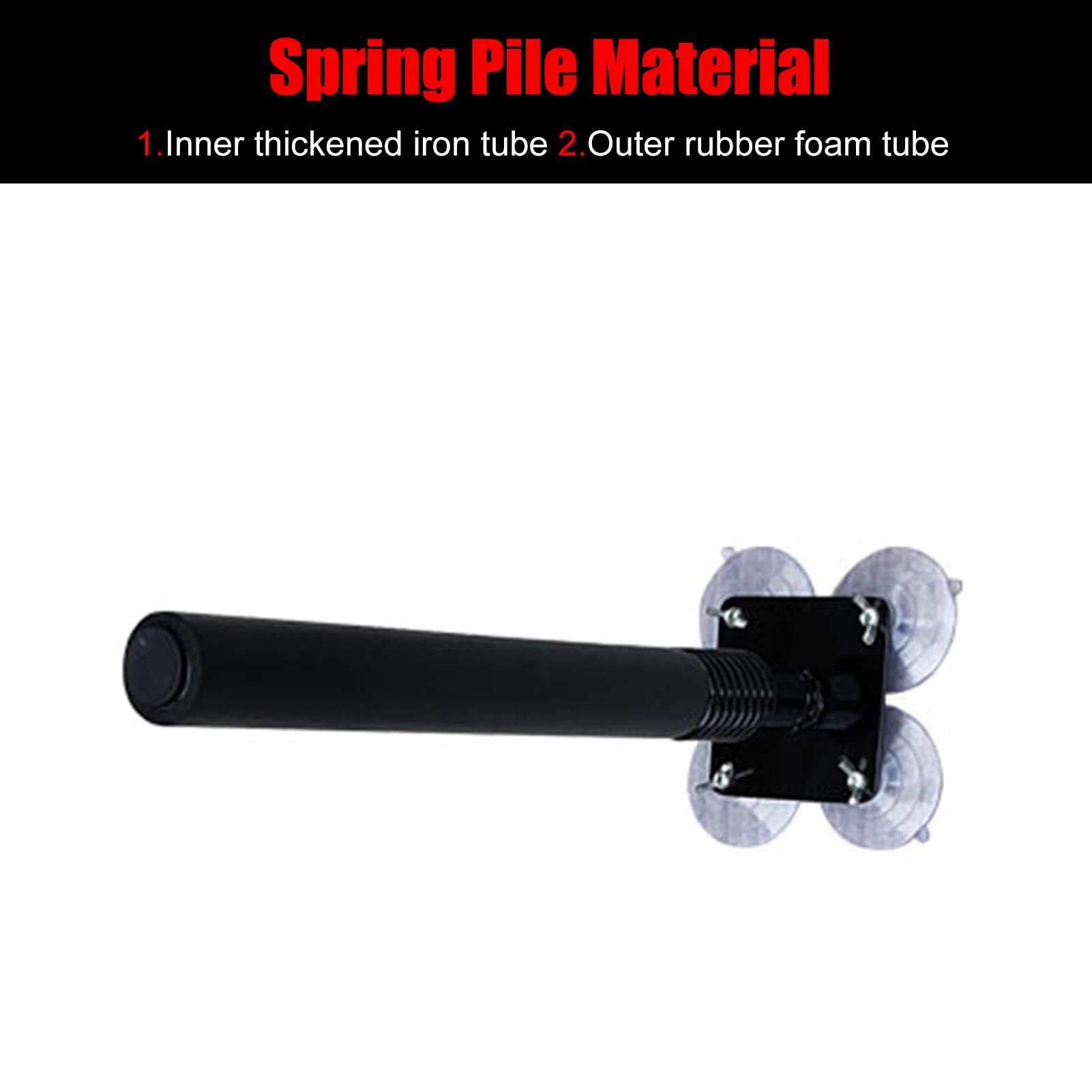 Manichino Wing Chun Attrezzatura per Arti Marziali Wing Chun con Montaggio a Parete, Mucchio di Uomini di Legno Manichino di Wing Chun, Bracci a Molla Fittizi Regolabili per Kung Fu, Portatile Nero (