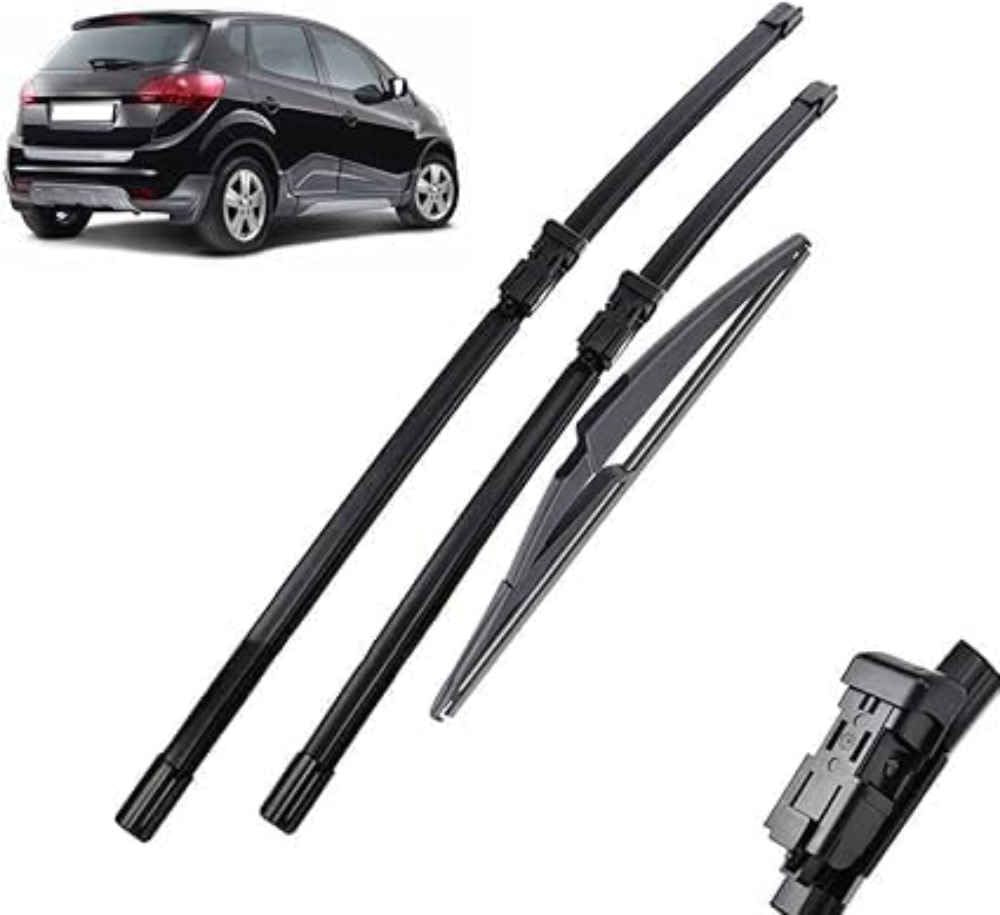NYSLDSCO Premium Exact Fit Windscreen Wiper Blades for Kia Venga MK1 2009-2019 Durable Natural Rubber Easy Fit for a Quiet and Streak Free Wipe