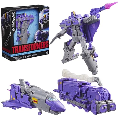 Transformers Studio Series The Transformers: The Movie Astrotrain Leader Class 6.75-Inch Converting Action Figure Robot Toys for Ages 8+