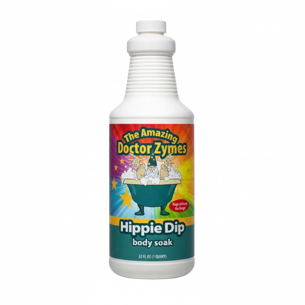 Hippie Dip Body Soak, Natural Herbal Bath Soak for Itchy Skin, Irritation & Redness – Calming Wellness Soak for Comfort, Relaxation & Skin Recovery Support