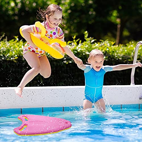 Swim Kickboard, Safety Swimming Tranning Kickboard For Adults And Kids Pool Floats Lightweight Swim Exercise Equipment Aid Foam Kick Board For Summer Toddlers Youth Children Pool Fun - Pink (17"X 12") #TOP4