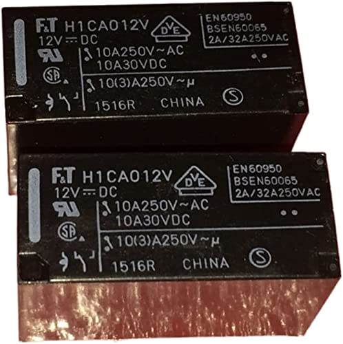 Relais 10pcs 10a 5pin h1ca012v haute conductivite pour remplacer vos modules G2R-1-12VDC