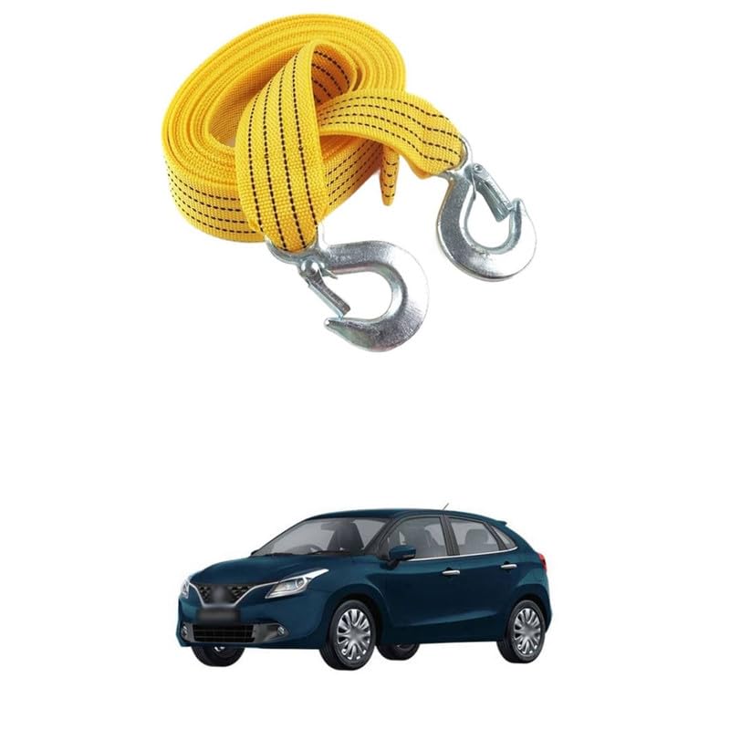LOVMOTO Tow Rope Car Emergency Supplies, Two Layer Trailer Rope, 5 Ton 4m Trailer Strap, Thickened and Widened Drawstring with Hooks Emergency Vehicle Tools Comfortable with Bal-eno-picture-26