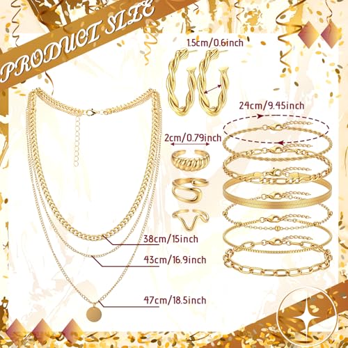 Image of Ecally Bohemian Western Jewelry Turquoise Set Women Country Pendant Long Choker Layered Bracelets Earrings Ring for Women