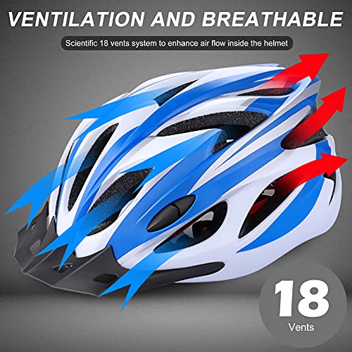 image for Zacro Bike Helmet Adult Men Women - CPSC Safety Certified Lightweight 