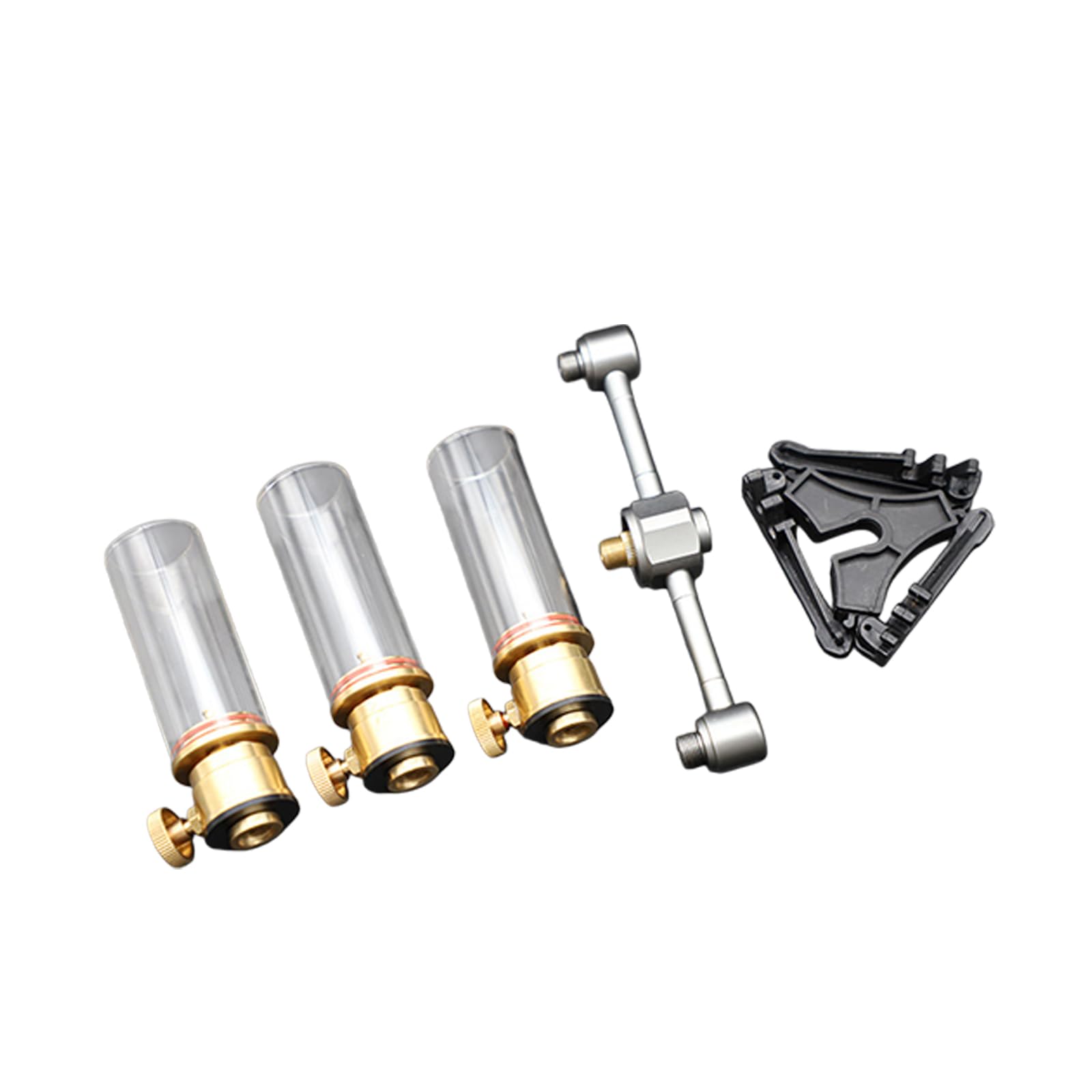 Luz para camping con metal ajustable, juego de tres lámparas, D
