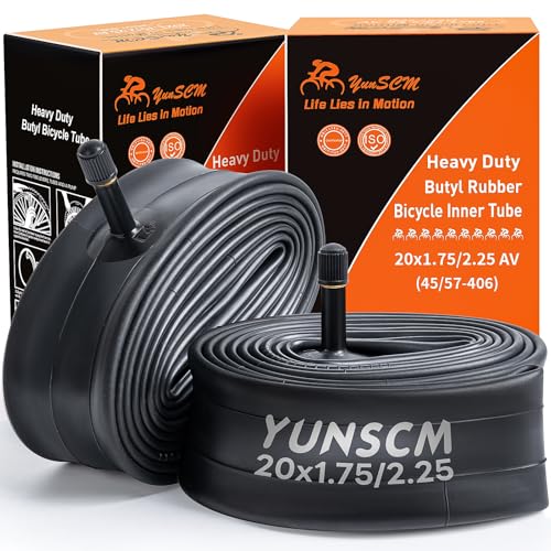 YunSCM 2PCS 45/57-406 Verdickter 20 Zoll Schlauch 20x1.75 20x1.95 20x2.0...