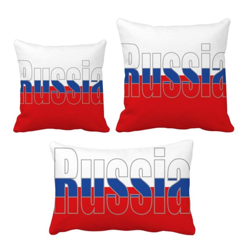 Coussin drapeau de la Russie avec insert le cadeau decoratif ideal pour le canape
