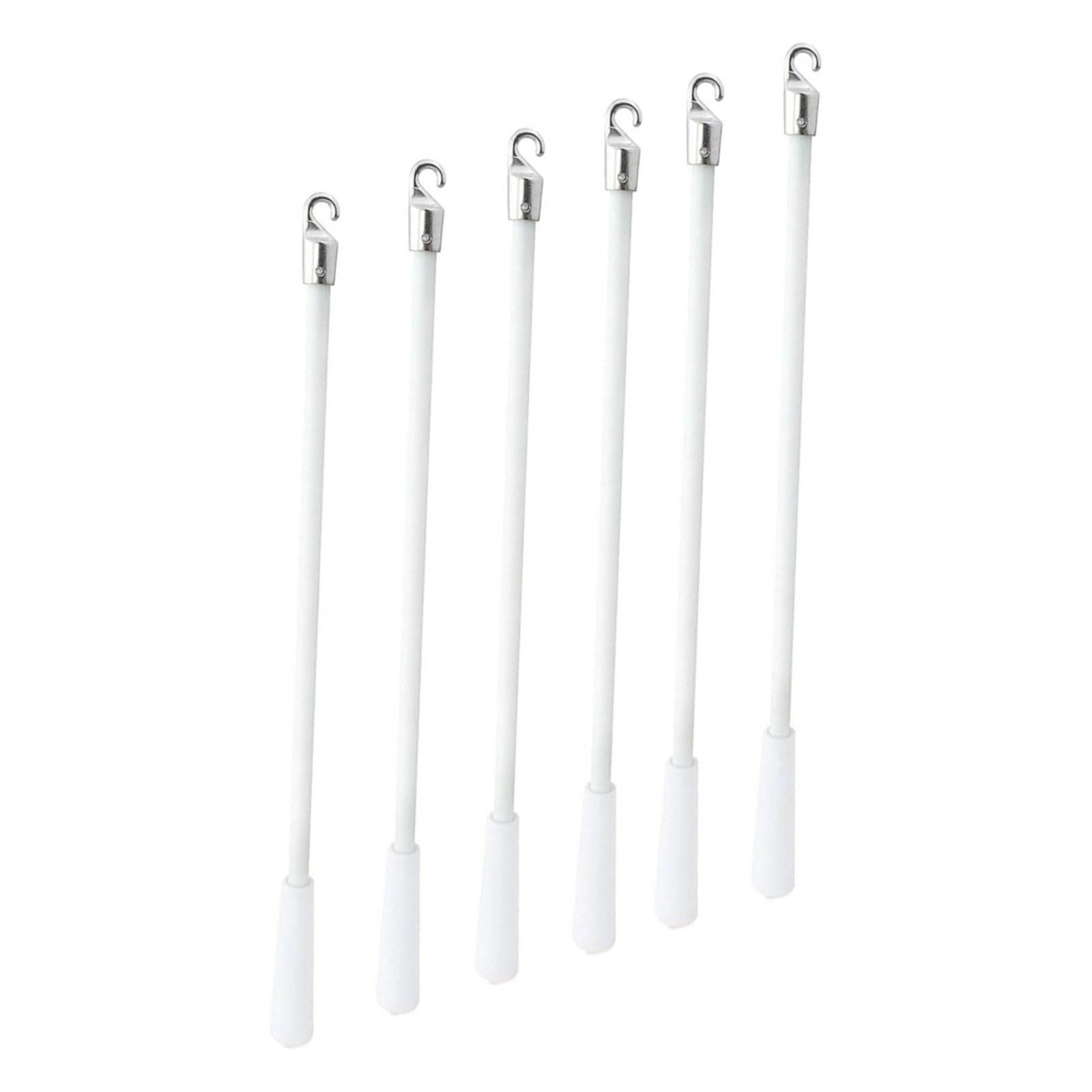 HDOYTXXM Fiberglass Blind Wand with Hook, Vertical Blinds Control Stick, Window Blind Rod Window Accessories Curtain Accessories