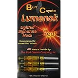 Lumenok Burt Coyote Lighted Arrow Nocks Signature Red 3/Pkg
