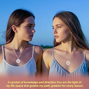 Compass necklace for women925 sterling silver necklaceid be lost without you necklace with rose box birthday birthstone jewelrychristmas gifts for womengraduation gifts for her  urban country home decor