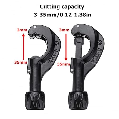 Omninmo Tubing Cutter Tubing And Pipe Cutter 1/8 To 1-3/8 Inch(3-35Mm) Scissor Alloy Steel Blade Pipe Cutter For Copper,Brass,Metal,Aluminum,Pvc Thin Stainless Steel Tube #TOP5