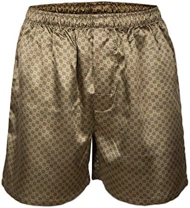 Up2date Fashion Men's Satin Boxers Shorts Combo Pack, (5-Pack) image 4