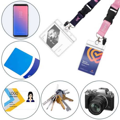 Cordino Porta Badge Rosa 2 Kit Porta Badge da