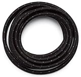 Edelbrock 632063 Black Cloth Hose #6, 6 Feet,6AN