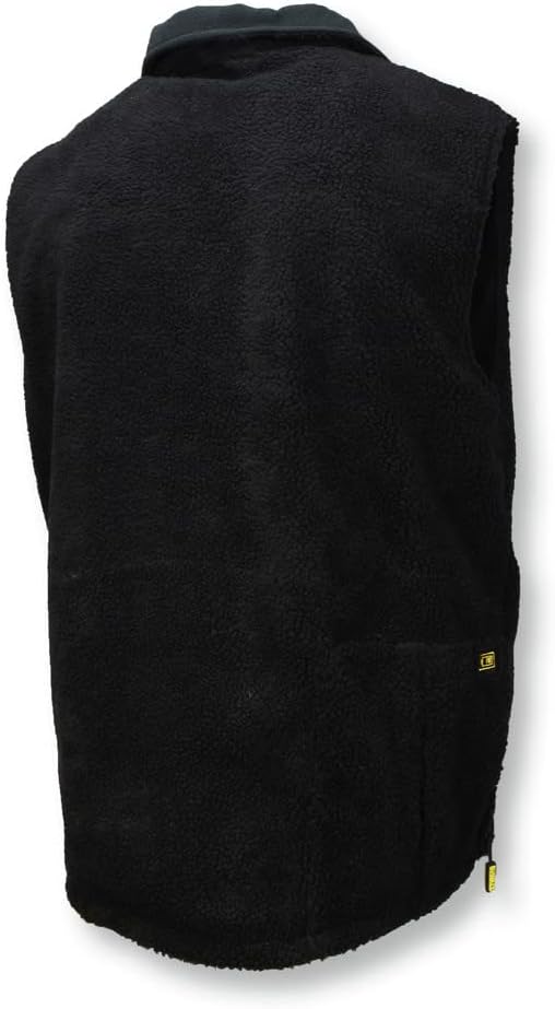 Unisex Heated Reversible Vest Kitted - Black - Size L - Image 5