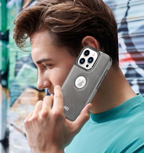 Image of BOUNCEBACK Vegan Leather Logo Cut Electroplated Back Case /Cover for iPhone 16 Pro - Sporty Black