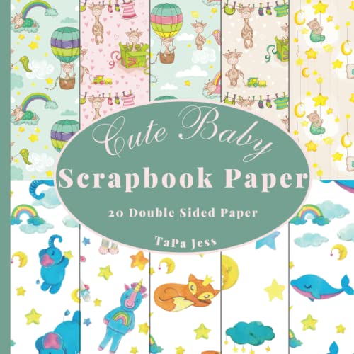 Cute Baby Scrapbook Paper: Decorative Craft Paper, Craft Card Making, 20 Double-Sided Sheets image 2