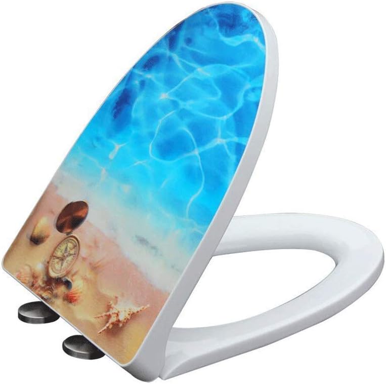 Toilet Cover Thickened Descending PP Double-layer Vintage Adult Children Universal Plate