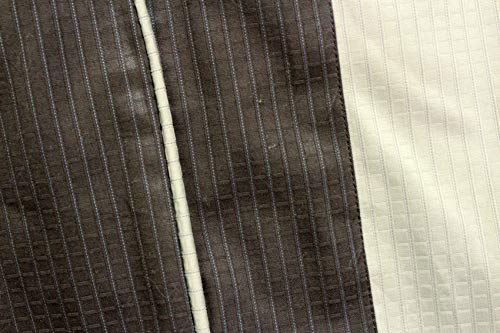 Image of AURAVE Cotton 250 TC Textured Bolster Cover with Drawstring Closure, Set of 2, Soft Breathable Durable Machine Washable for Sofa Bed & Home Decor, 15 inchx30 inch Coffee | Cover Only