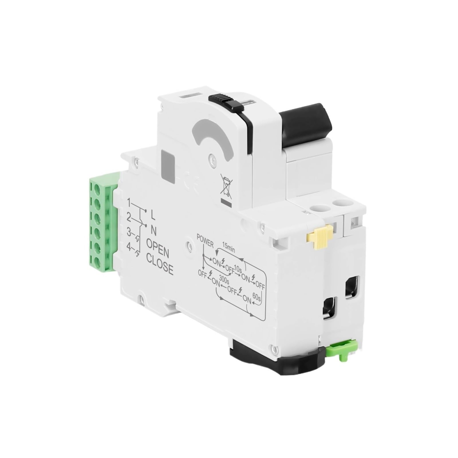Interruttore magnetotermico a richiusura Automatica con Telecomando DPN 16A 1P+N 220V Curva C AC(C20)