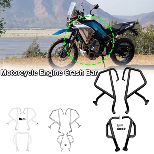 Crash Bars CFMOTO 450MT Éviter les Rayures de Carénage Argent - 2