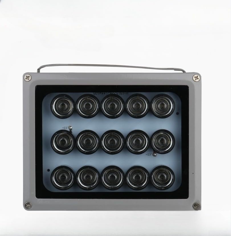 Iluminador IR de 850 nm BlissfulAbode DC12V con sensor y carcasa de aluminio resistente 2