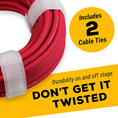 GLS Audio 6ft Patch Cable Cords - XLR Male to XLR Female Color Cables - 6' Balanced Snake Cord - 6 Pack