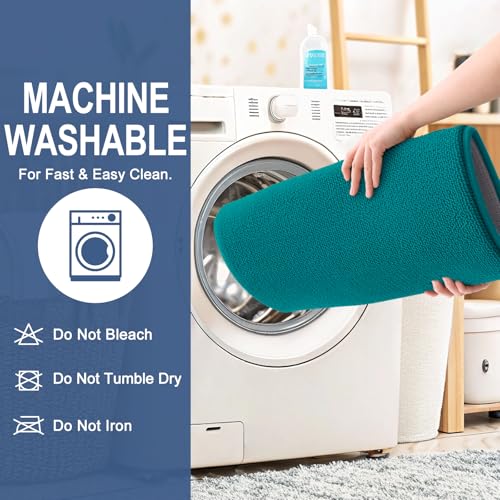 Image of OLANLY Thick Memory Foam Small Bathroom Rugs 24x16, Extra Soft Absorbent Bath Rug, Quick Dry Bath Mat, Non-Slip, Machine Washable Carpet for Bathroom, Tub and Shower, Home Decor Accessories, Deep Lake