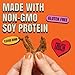 Louisville Vegan Jerky - Buffalo Hot Wing Vegan and Vegetarian Meat - Lip-Smacking Jerky - Gluten-Free High Protein Vegan Snacks 18 grams of Non-GMO Soy Protein, 280 Calories Per Bag