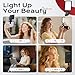 Datarm Rechargeable Soft Selfie Light for Phone, Camera, Laptop, 4-14H Battery Portable LED Light for Pictures, Phone Light Clip for Selfie, Vlog, TikTok, Makeup, Video Conference Black