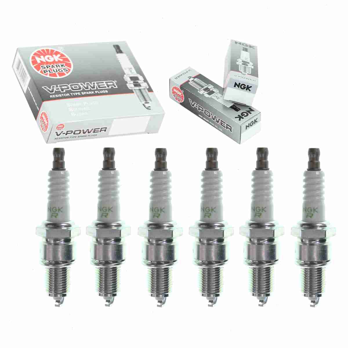Amazon.com: 6 pc NGK V-Power Spark Plugs compatible with