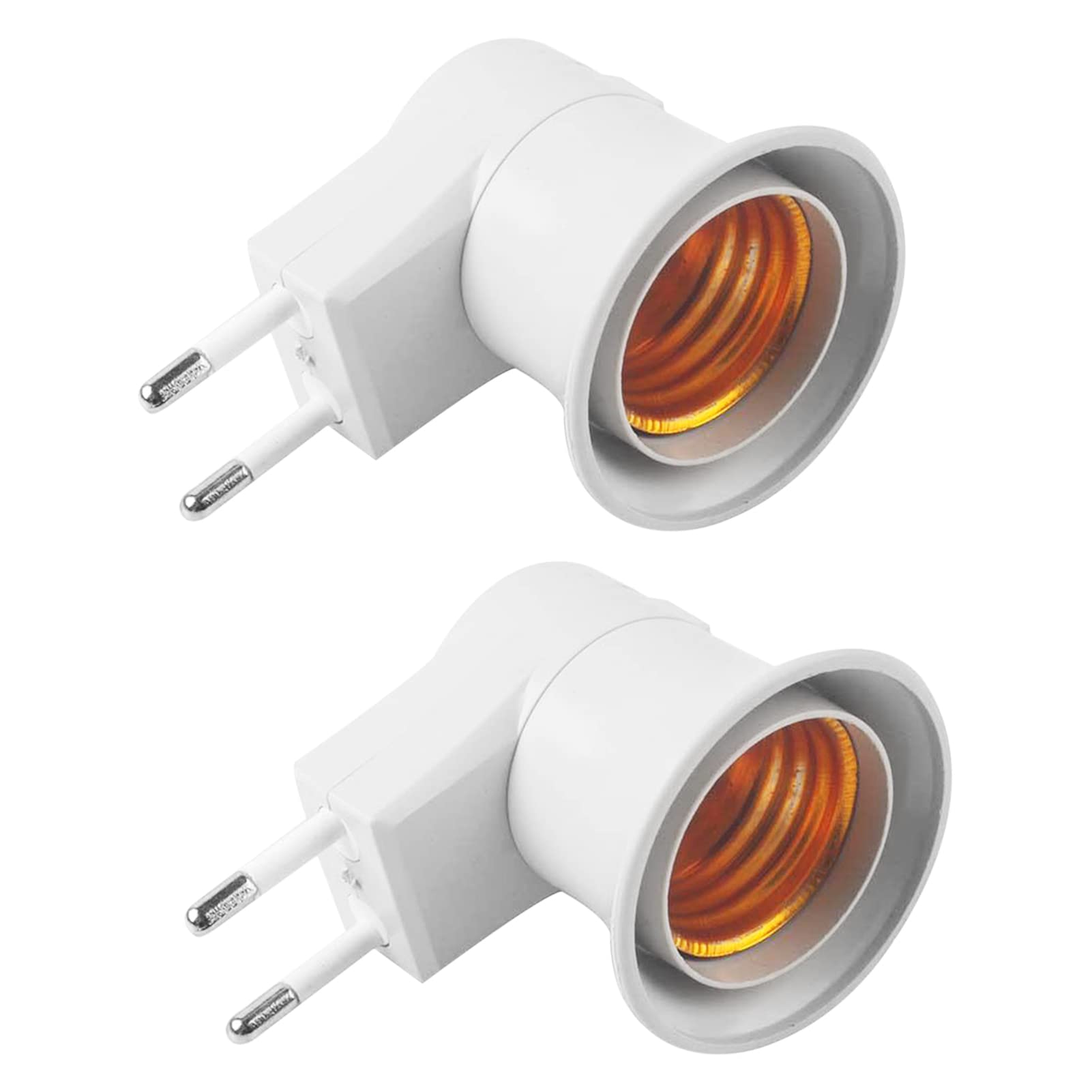 2PCS EU Plug to E27 Adapter LEDs Light B-ulb Converter Socket lder with ON/Off Button Switch Portable |-image-24